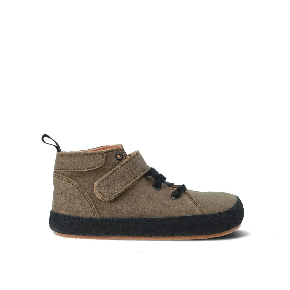 Dětské Barefoot Celoroční boty PEGRES BF32L zelené -
