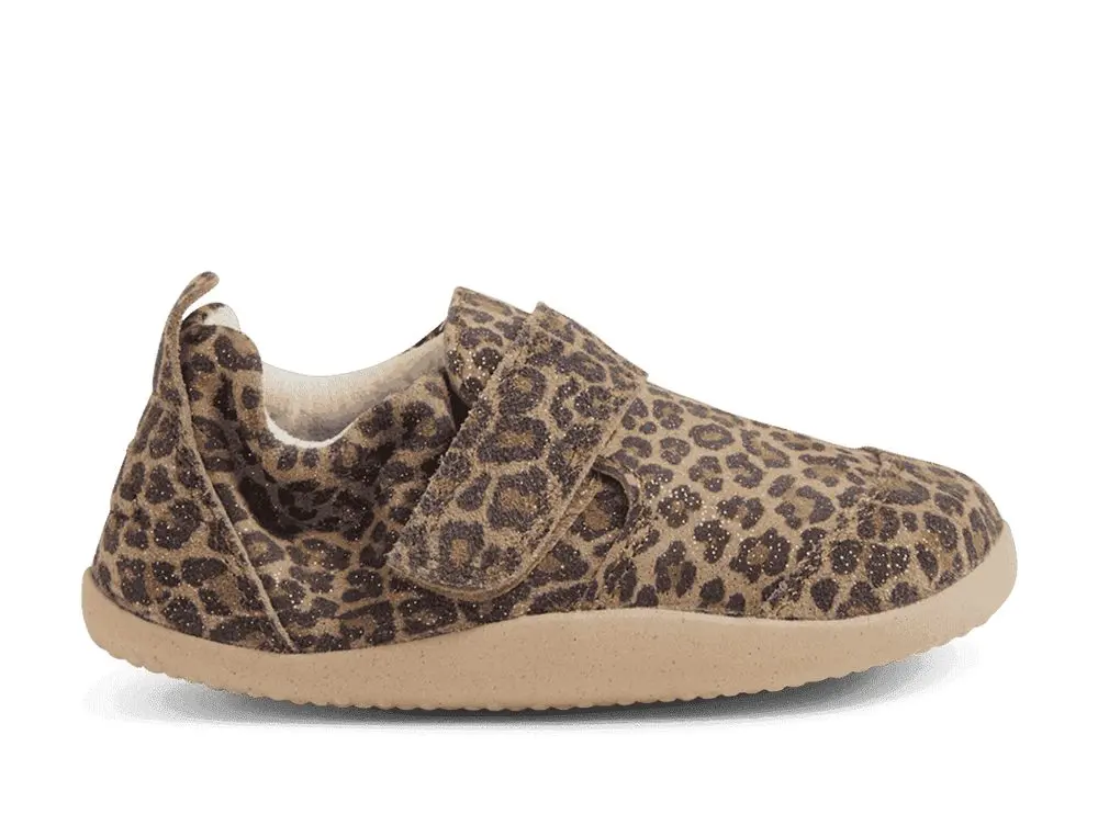 Dětské barefoot tenisky BOBUX XPLORER MARVEL leopard shimmer -