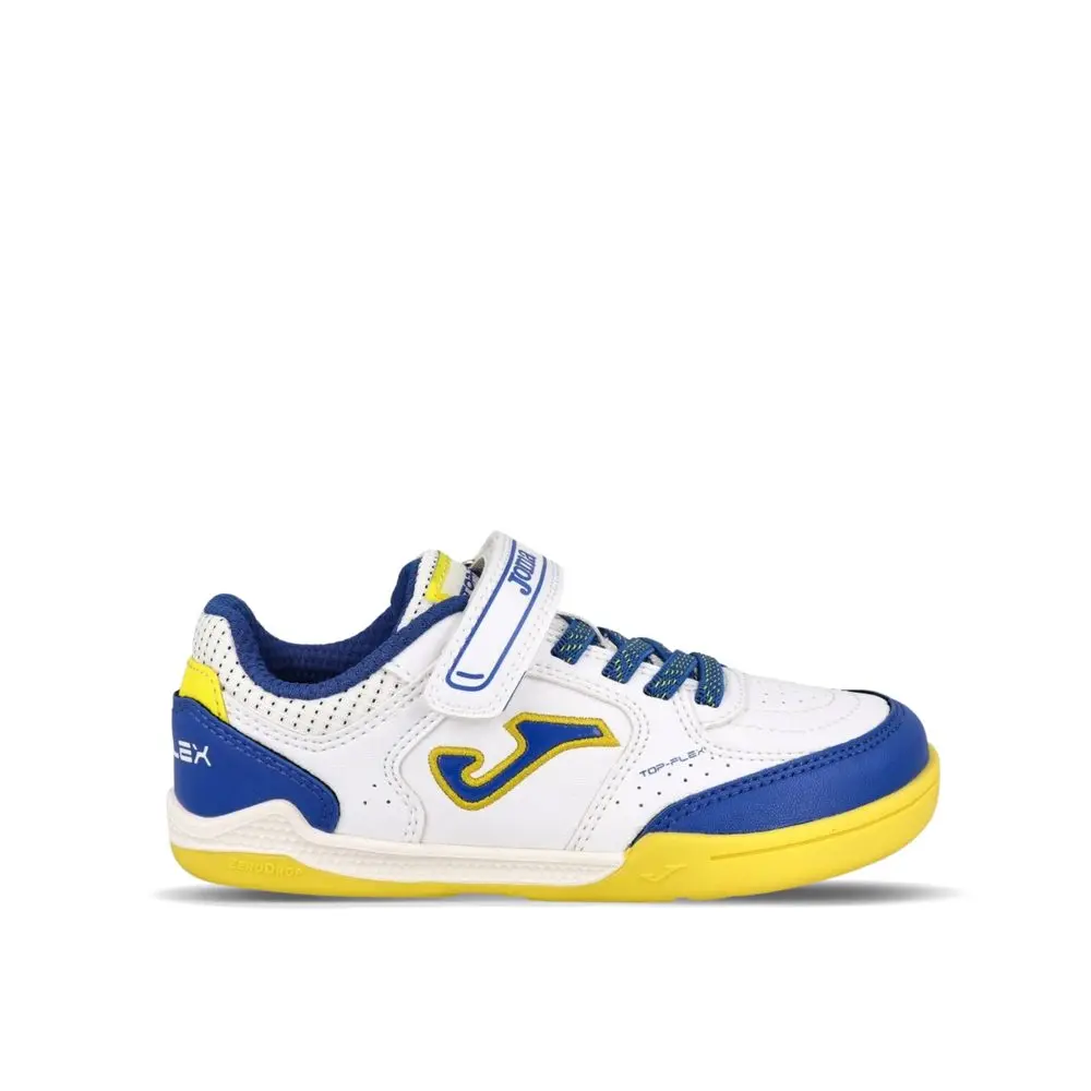 Dětské Barefoot Tenisky JOMA TOP FLEX JUNIOR 2602 indoor bílé - 28