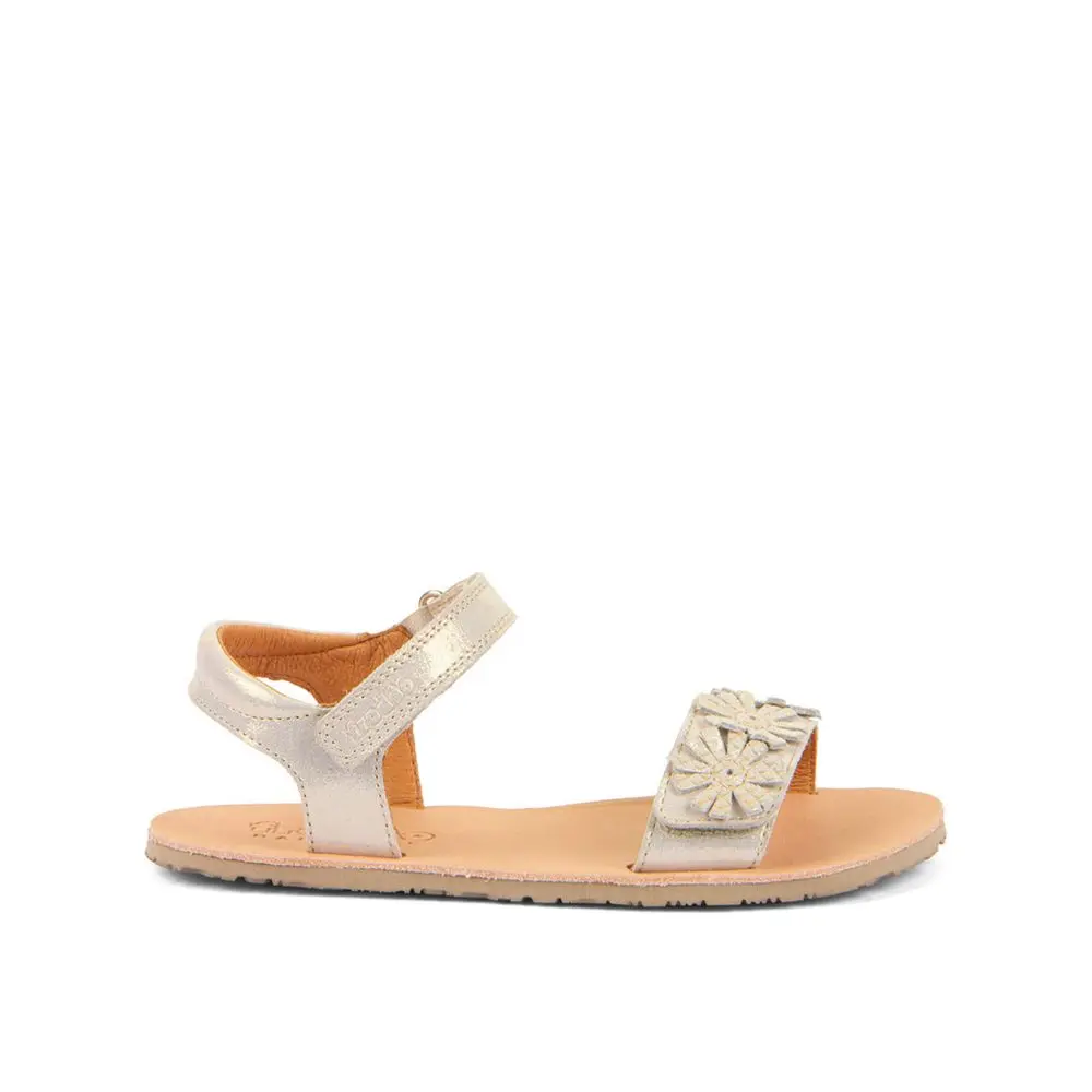 Barefoot Sandály FRODDO SANDAL FLEXY FLOWER II zlaté shine -