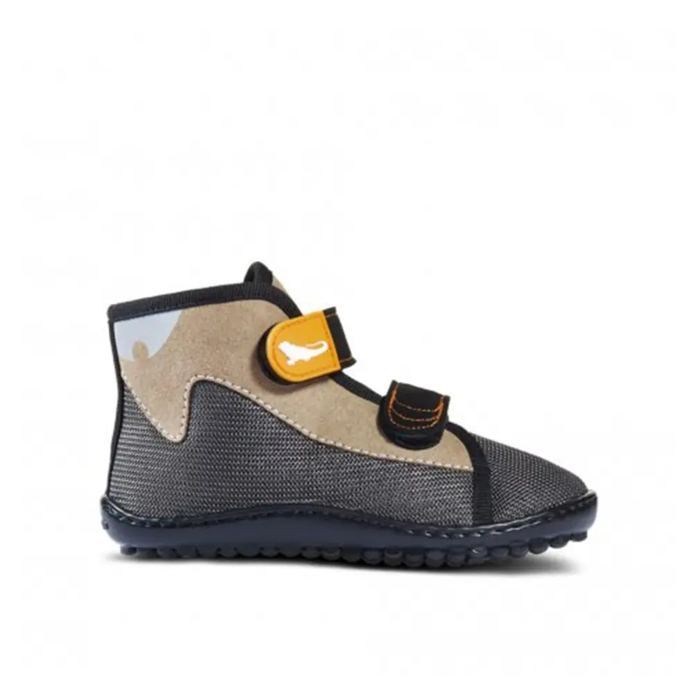 Dětské Barefoot Celoroční boty LEGUANO LEGUANITO SCIPPO ZIP lesní