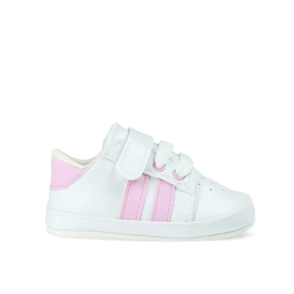 Dětské Barefoot Botičky MINISSA BABY SHOES růžové stripes