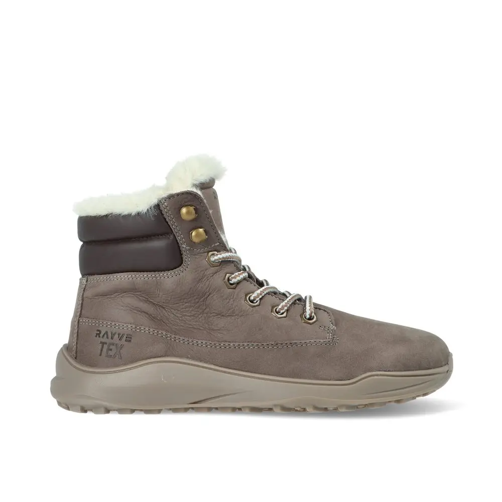 RAYVE UTAH 3.0 Grey | Barefoot zimní zateplené boty -