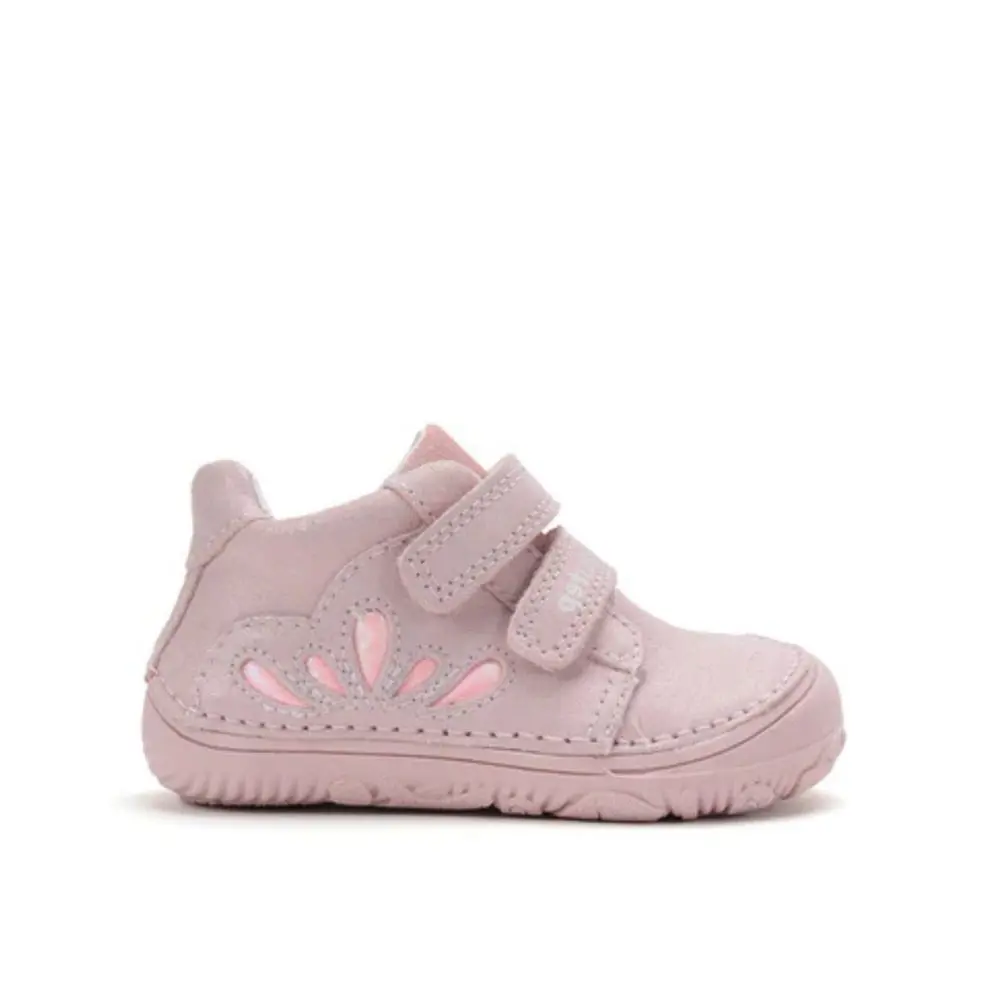 Dětské barefoot celoroční boty D.D.STEP S073-52355 Světle Růžová -