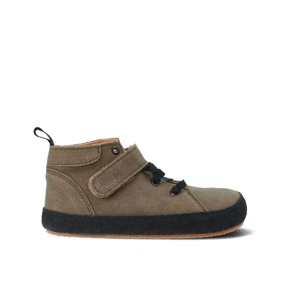 Dětské Barefoot Celoroční boty PEGRES BF32L zelené -
