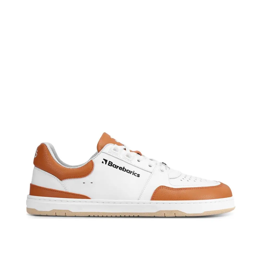 Barefoot tenisky Barebarics Wave - White & Orange -
