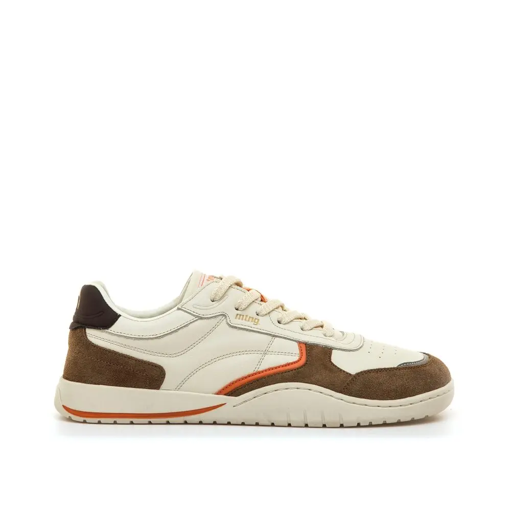 Mtng Free Orbit Cow Suede Tan/Nappa Leather Ecru