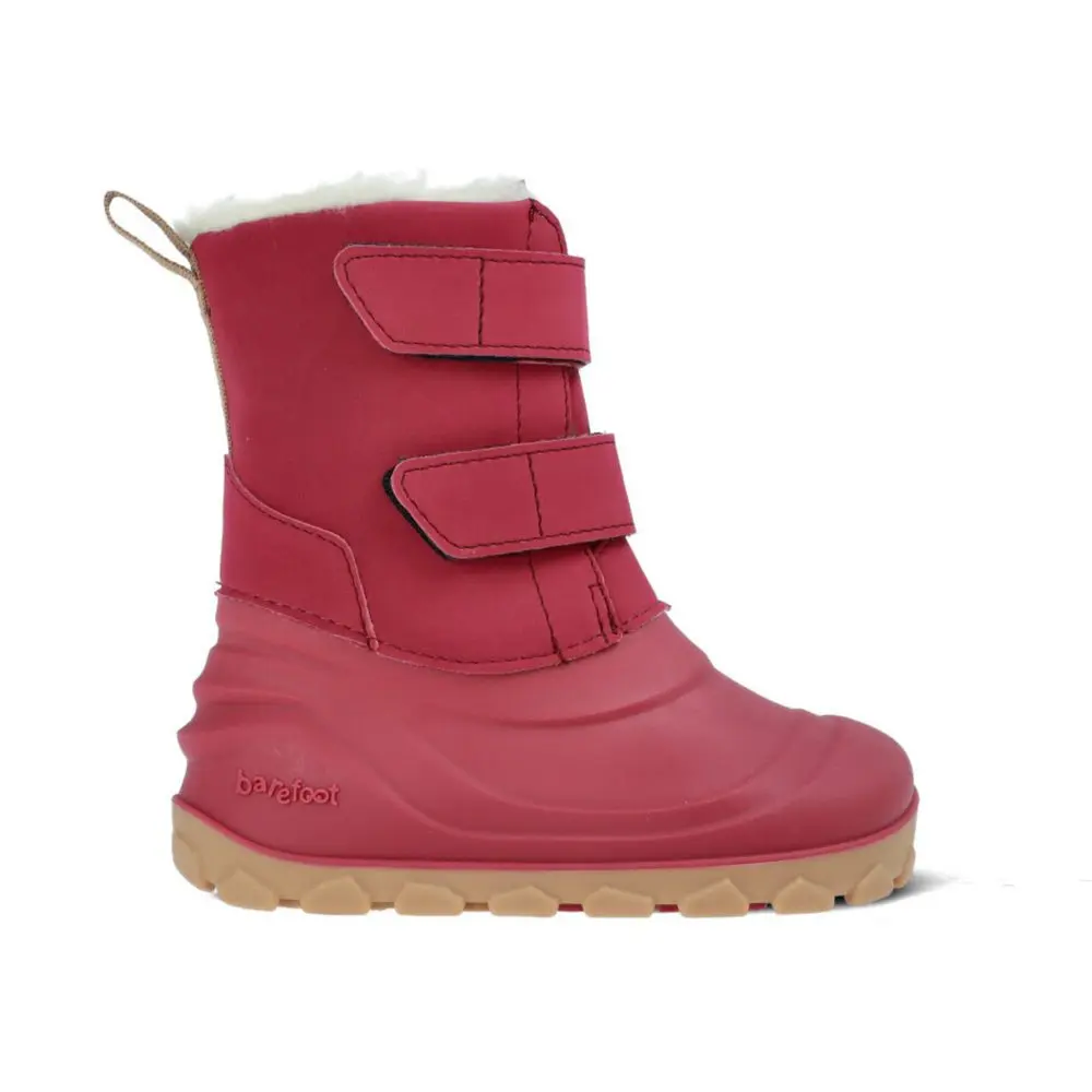 Dětské Barefoot Zimní boty RAYVE BLIZZARD vínové -