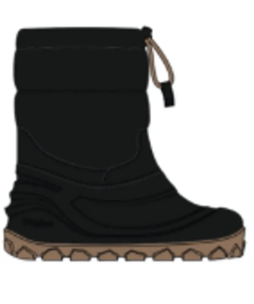 Dětské barefoot zimní sněhule RAYVE SNOWSTORM černé/hnědé -