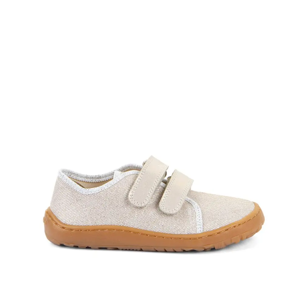 Dětské Barefoot Tenisky FRODDO SNEAKER CANVAS zlaté shine -