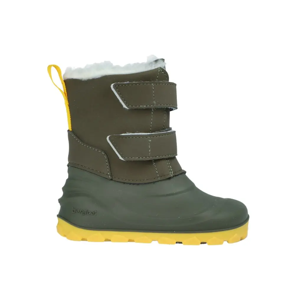 Dětské Barefoot Zimní boty RAYVE BLIZZARD zelené -