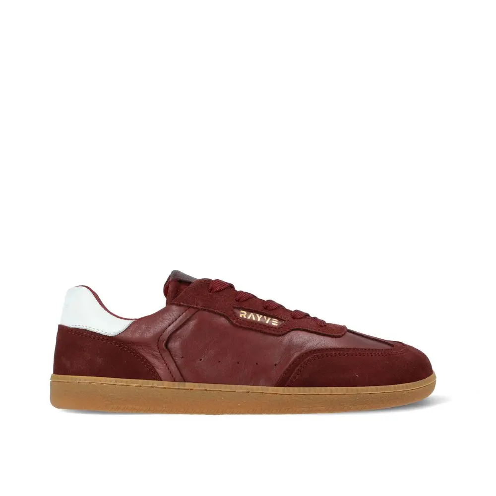Barefoot Tenisky RAYVE RIO leather bordeaux -
