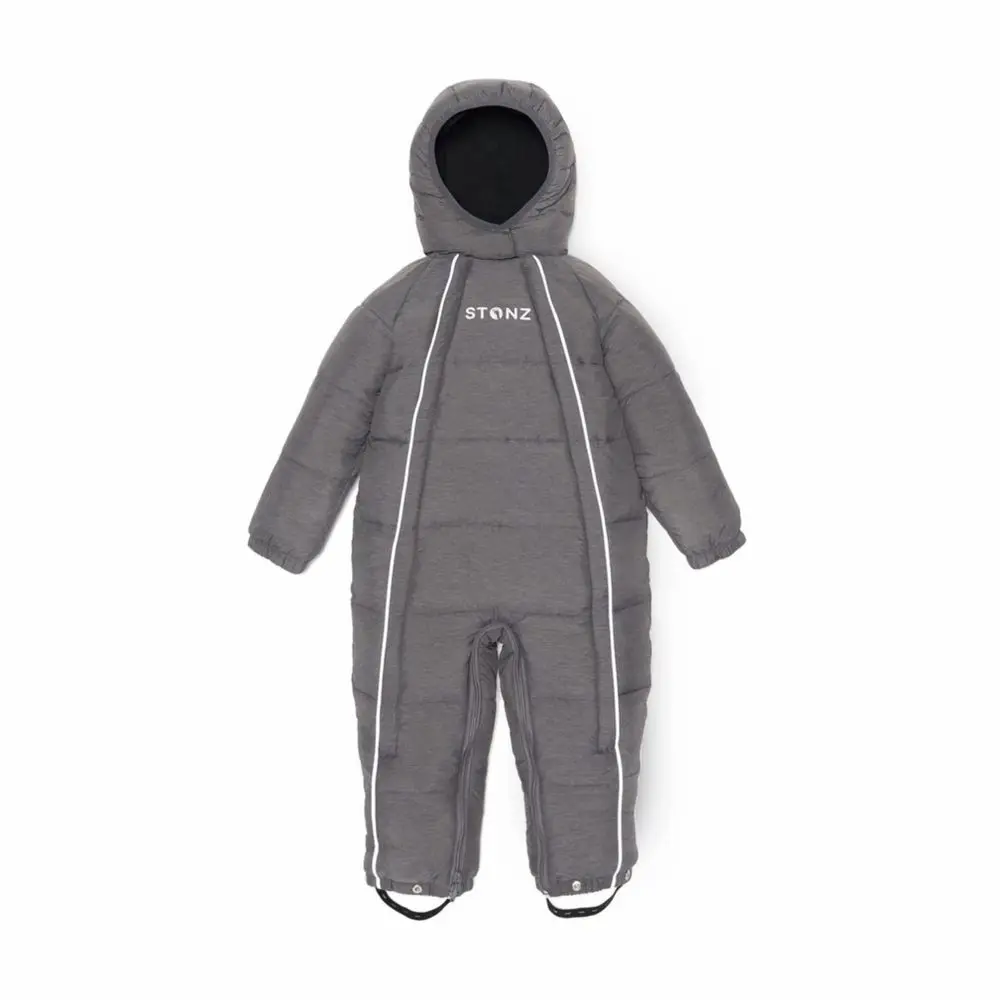 STONZ SNOW PUFFER OVERAL Heather šedé - 0–6
