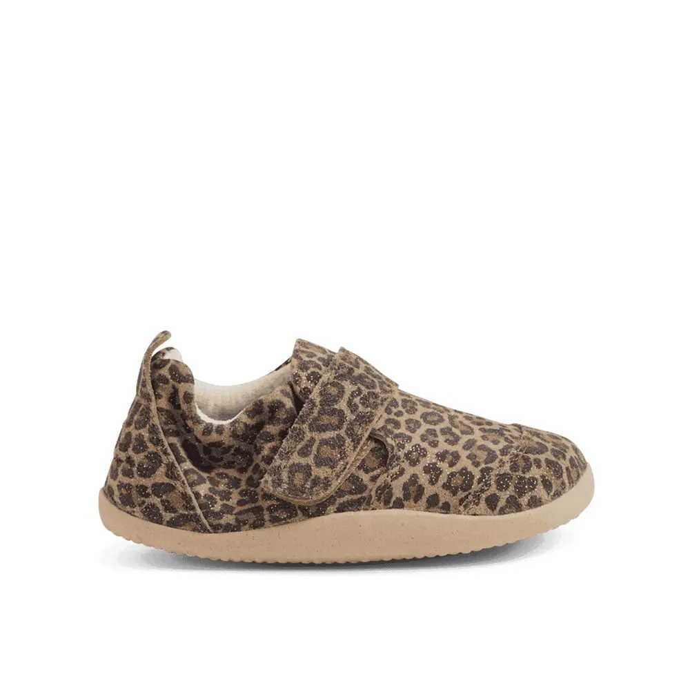 Dětské barefoot tenisky BOBUX XPLORER MARVEL leopard shimmer