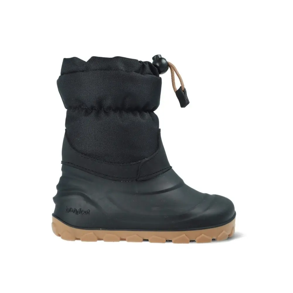 Dětské barefoot zimní sněhule RAYVE SNOWSTORM černé/hnědé - 35