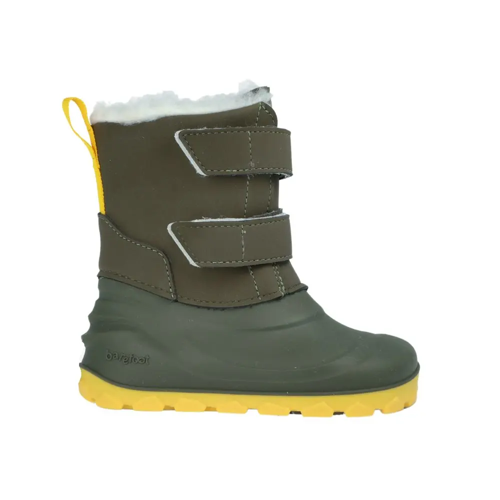 Dětské Barefoot Zimní boty RAYVE BLIZZARD zelené -