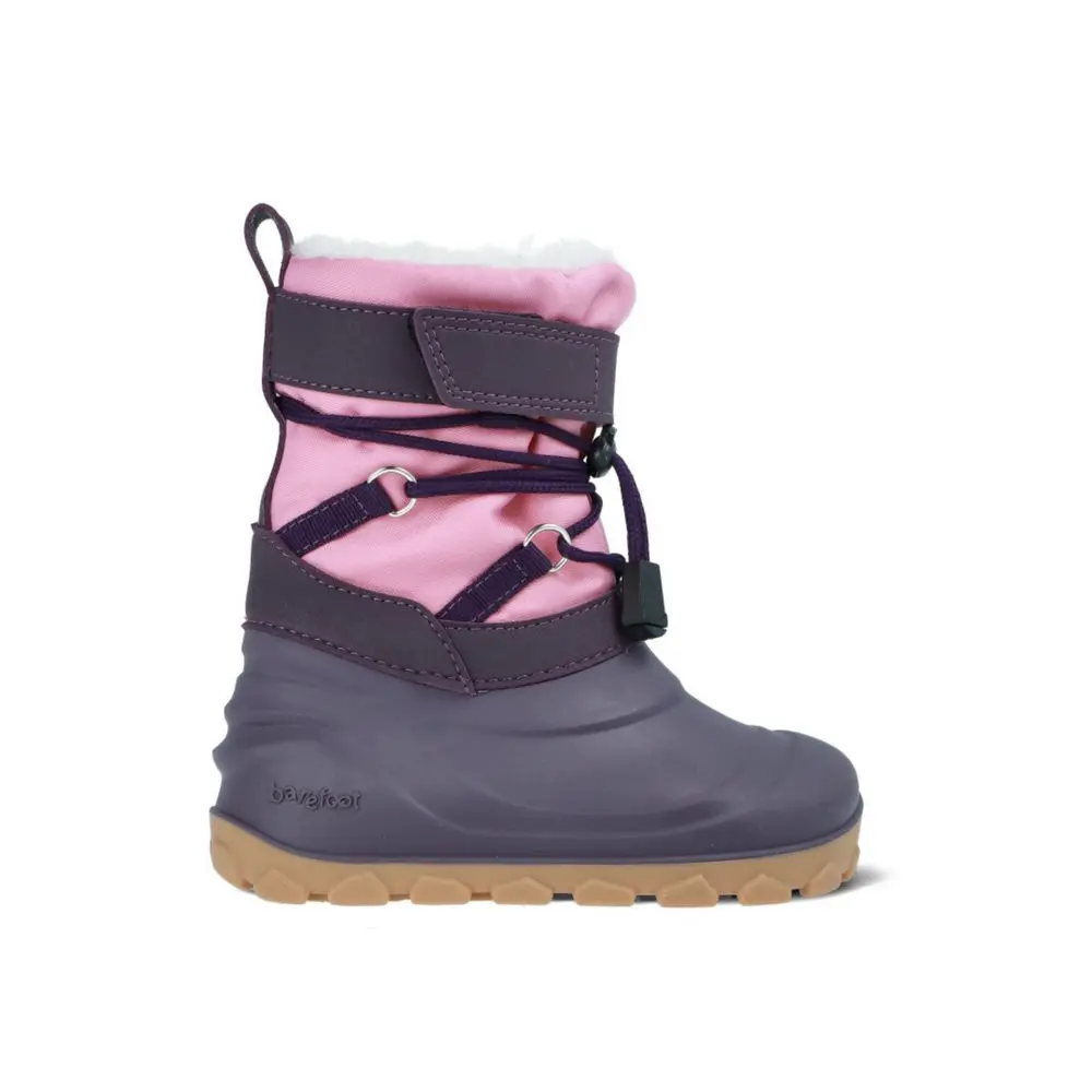 Dětské barefoot zimní sněhule RAYVE FROST HOPPER fialové/růžové -