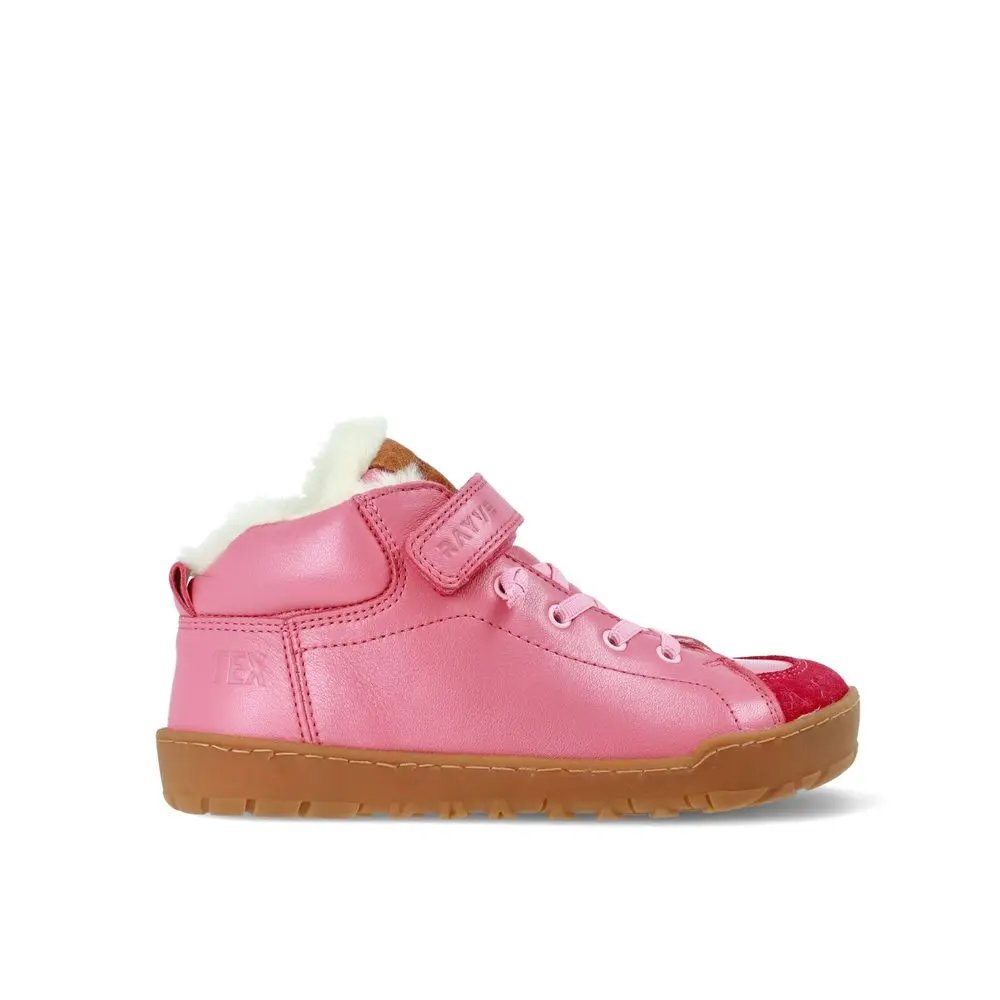 RAYVE BERGEN 3.0 Pink | Dětské barefoot zimní zateplené boty -