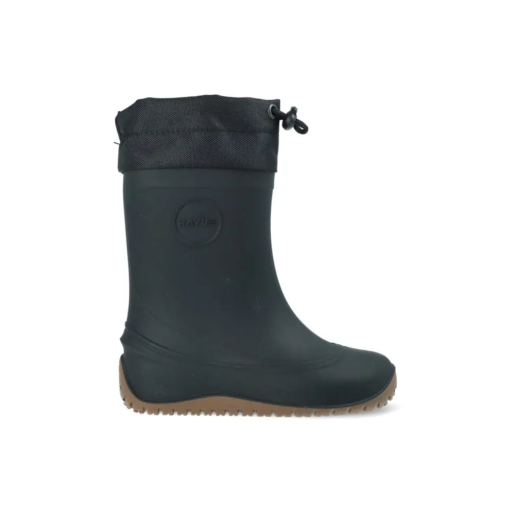 Dětské Barefoot Holínky RAYVE MONSOON COVER black/caramel