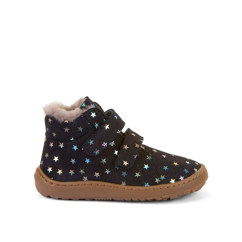Dětské Barefoot Zimní boty FRODDO ZIMNÍ FURRY stars -