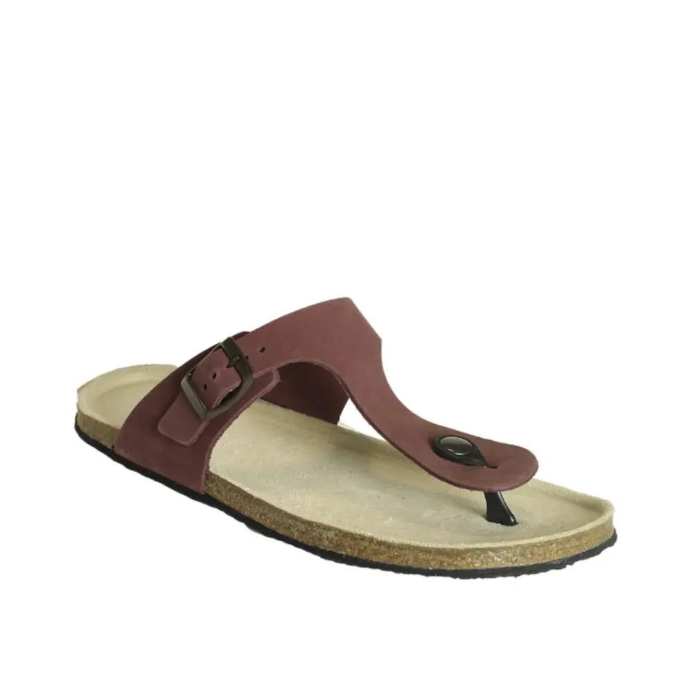 Barefoot Pantofle NATURAL BAREFOOT INN vínové