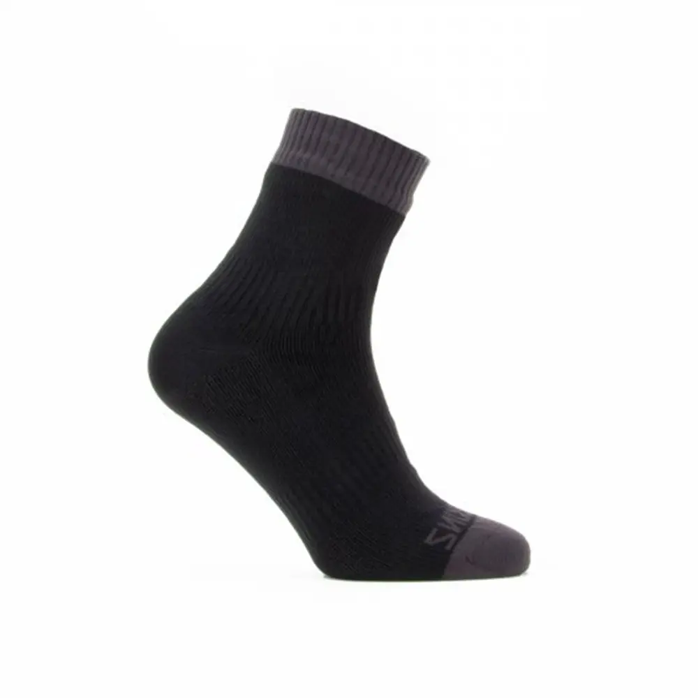 100% voděodolné ponožky SEALSKINZ WRETHAM ANKLE SOCKS Black - 47–49 (XL)