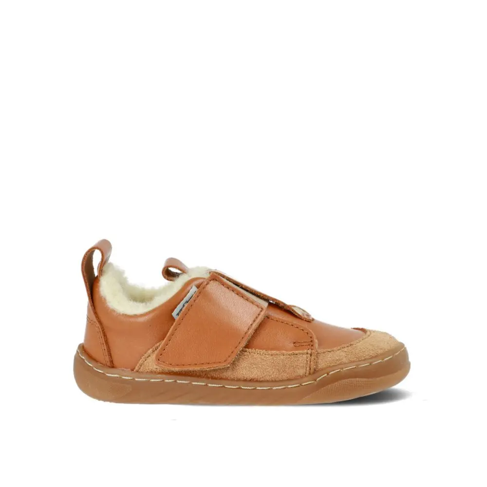 Dětské Barefoot První zimní botičky PEGRES SBF64W hnědé - 23