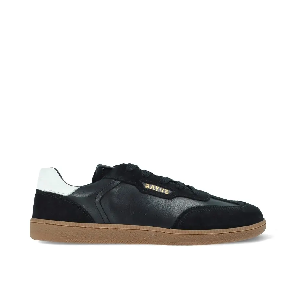 Barefoot Tenisky RAYVE RIO leather černo/bílé -