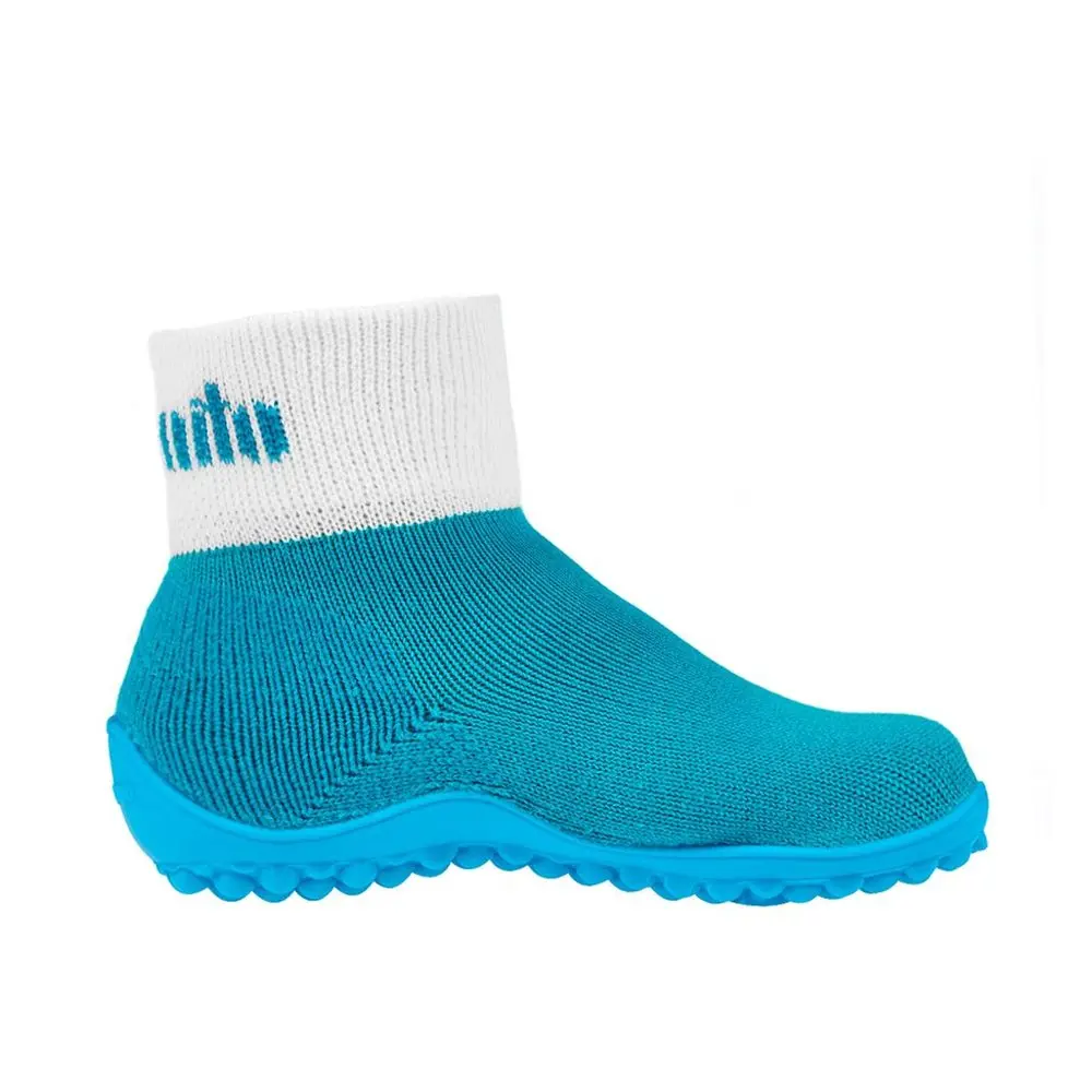Dětské Barefoot Ponožkové boty LEGUANO LEGUANITO tyrkysové -