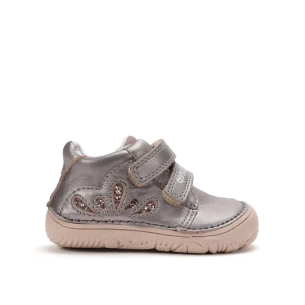 Dětské barefoot celoroční boty D.D.STEP S073-52355A Bronzová -