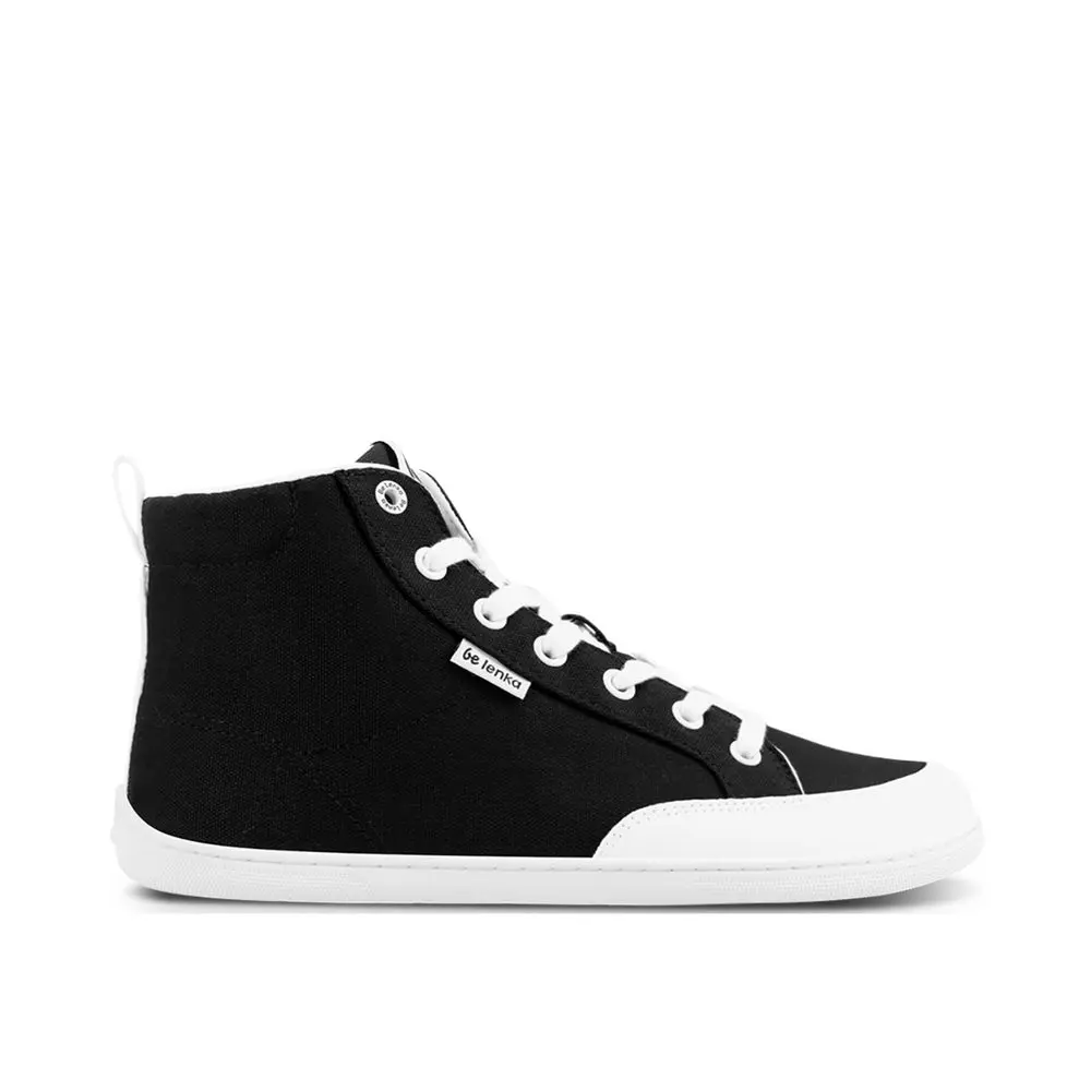 Barefoot tenisky Be Lenka Rebound - High Top - Black & White -