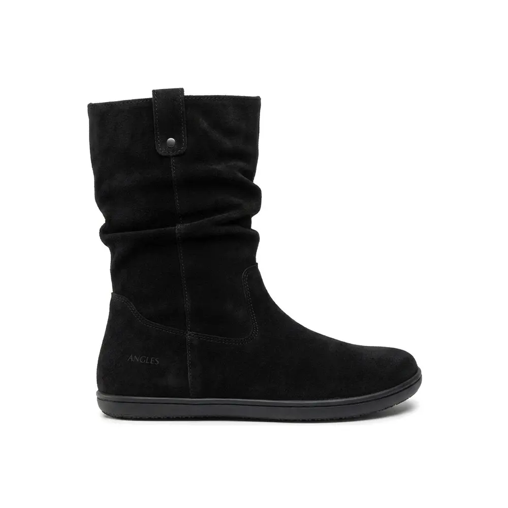 Dámské Barefoot Polokozačky ANGLES DUNA AUTUMN černé -