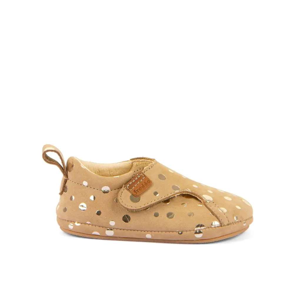 Dětské Barefoot Botičky FRODDO PREWALKERS II zlaté+ - 24