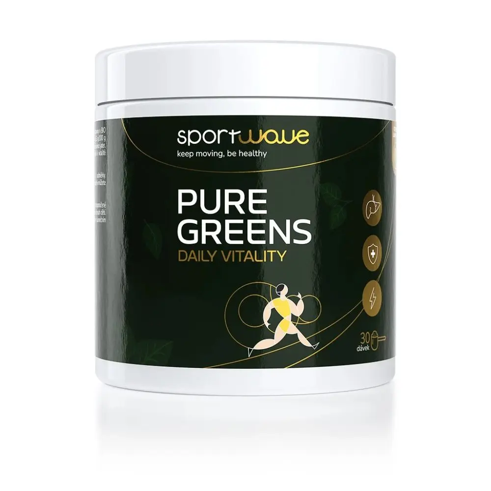 PURE GREENS DAILY VITALITY 300 g citrón/limetka SportWave komplexní podpora vitality