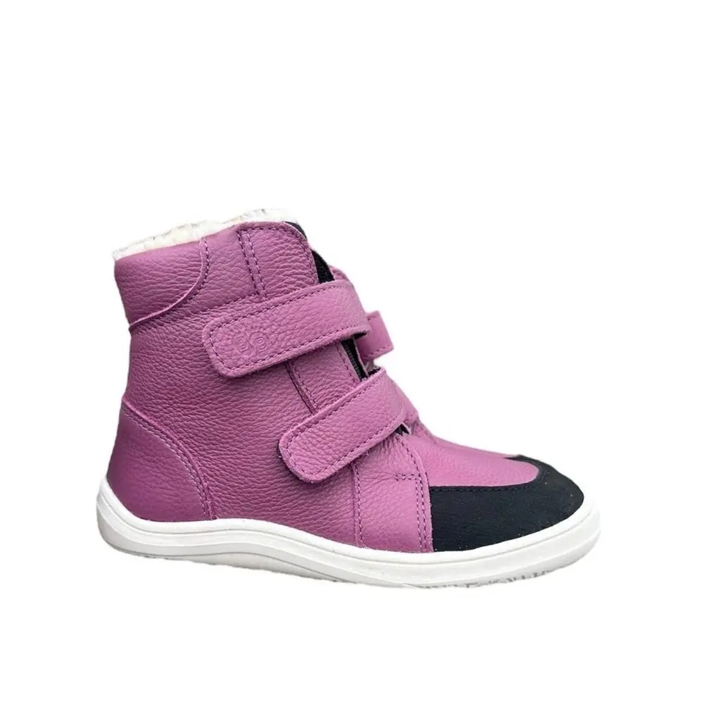 Dětské Barefoot Zimní boty BABY BARE FEBO WINTER magenta asfaltico - 23