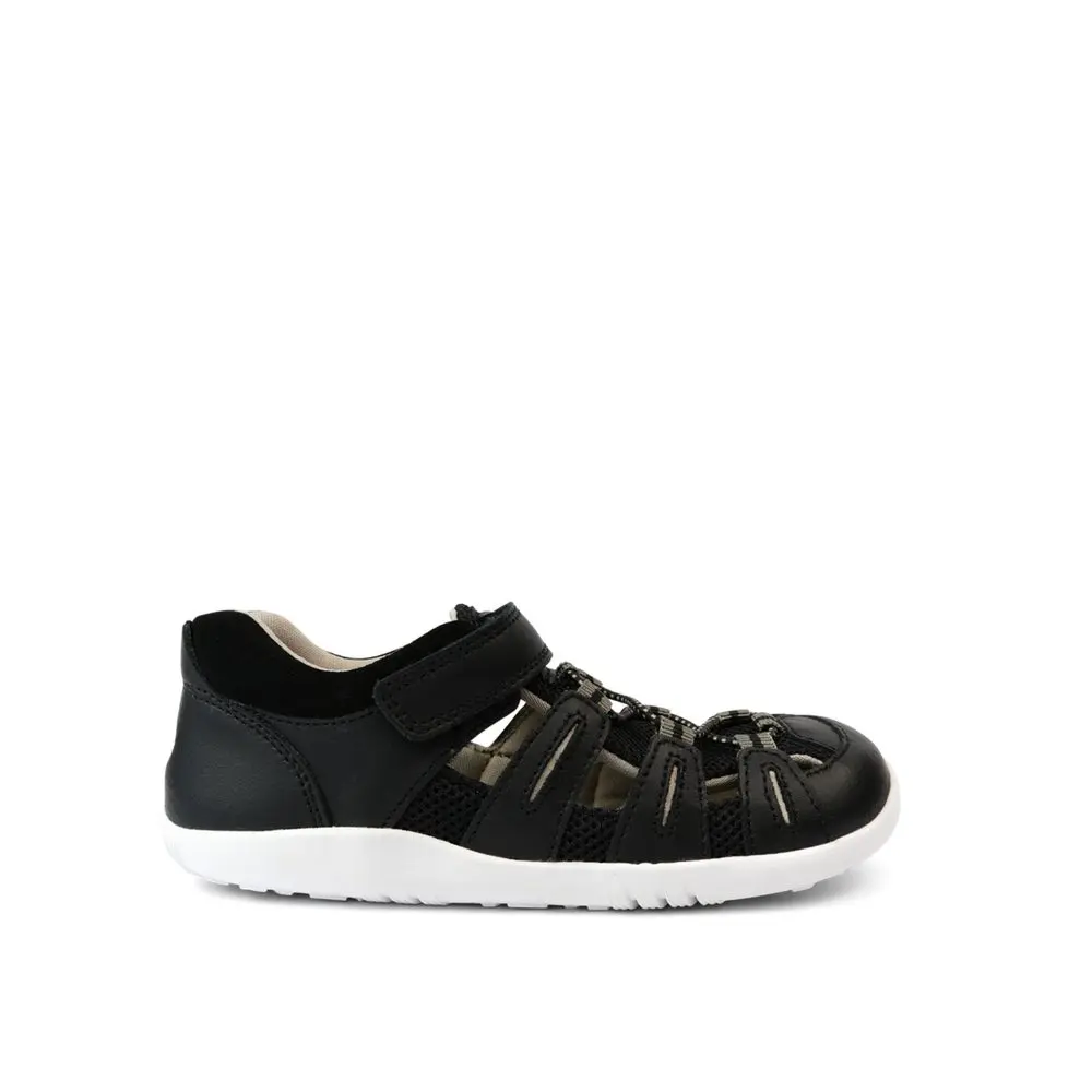 Dětské Barefoot Sandály BOBUX SUMMIT black charcoal -