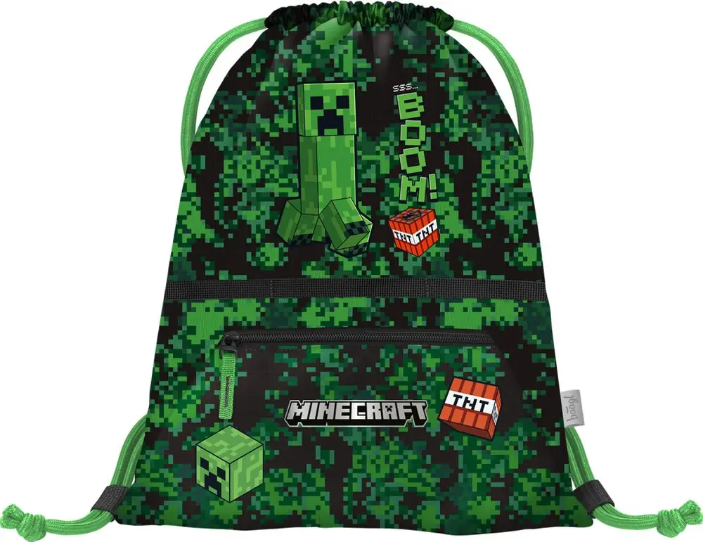 BAAGL Sáček s kapsou Minecraft Boom