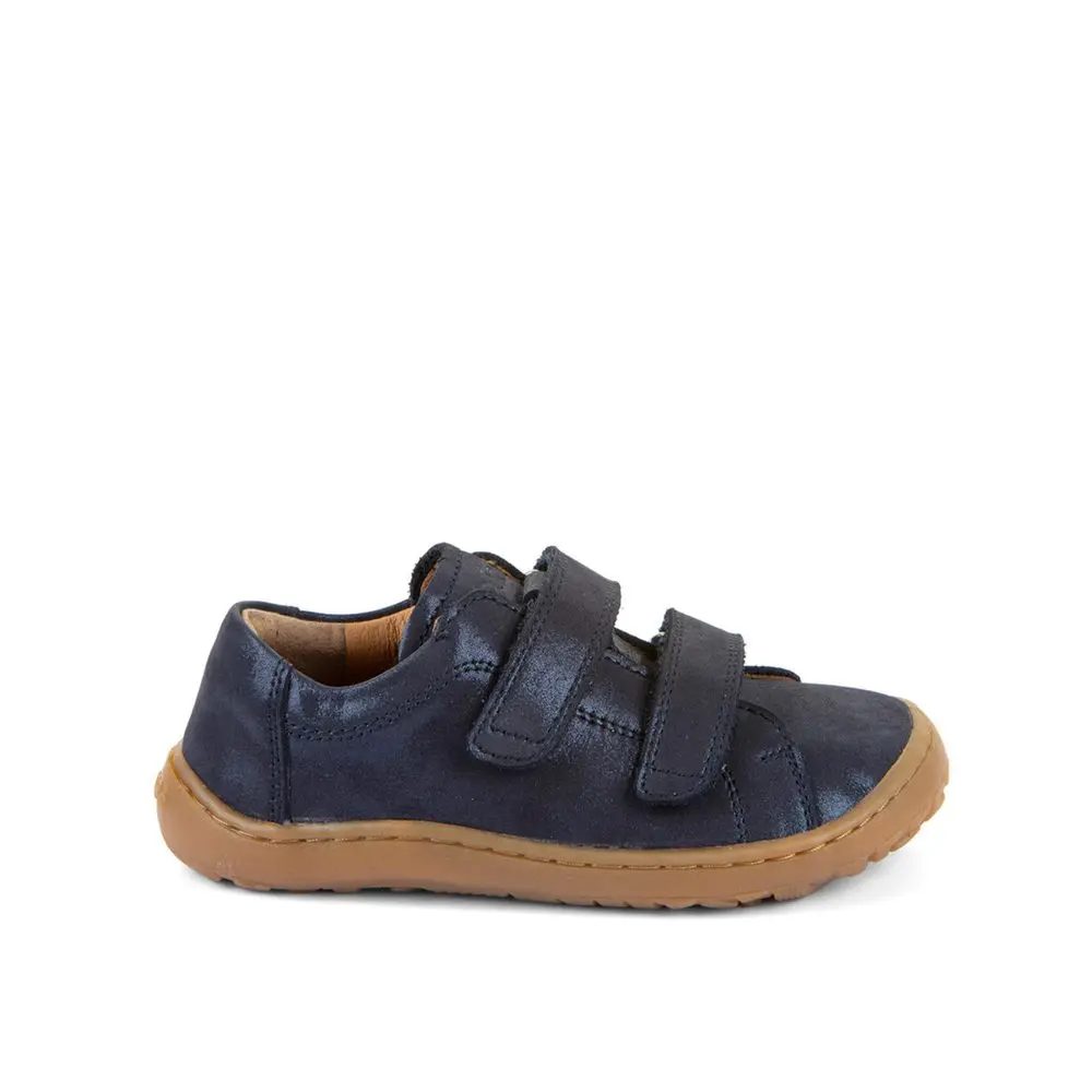 Dětské Barefoot Tenisky FRODDO BAZE LEATHER D-VELCRO modré+