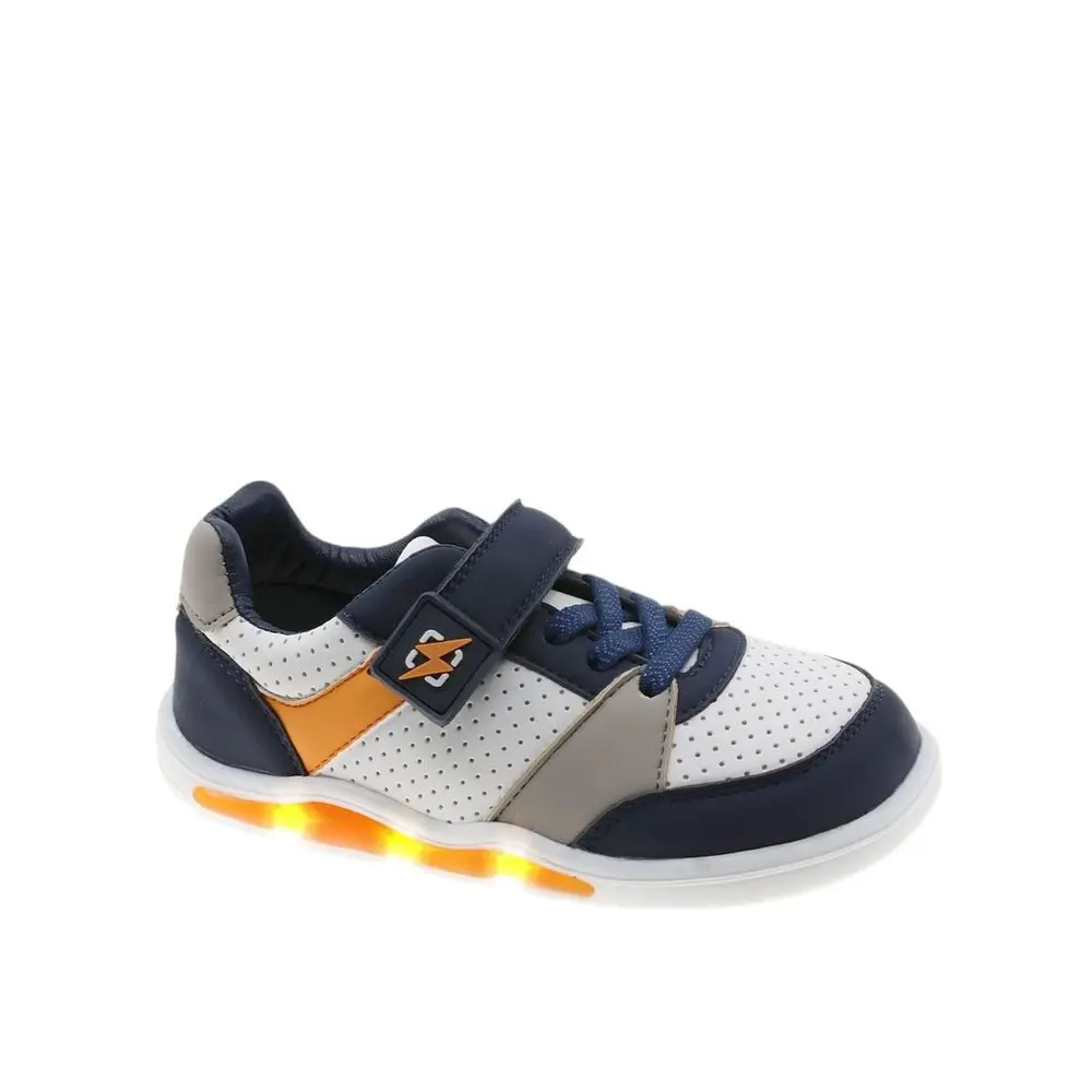 Dětské Barefoot Svítící Tenisky BEPPI SAPATO INFANTI bílo modré