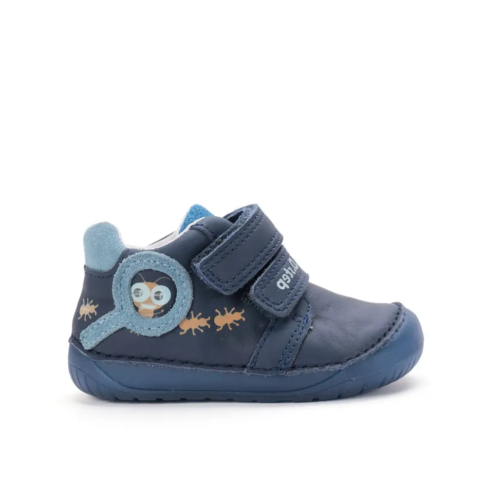 Dětské barefoot tenisky  D.D.STEP S070-52576 Světle Modrá svítivá - 22