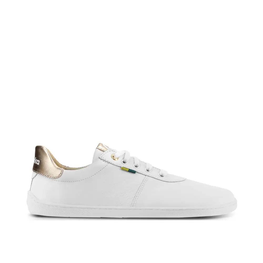 Barefoot boty Be Lenka Royale - White & Gold