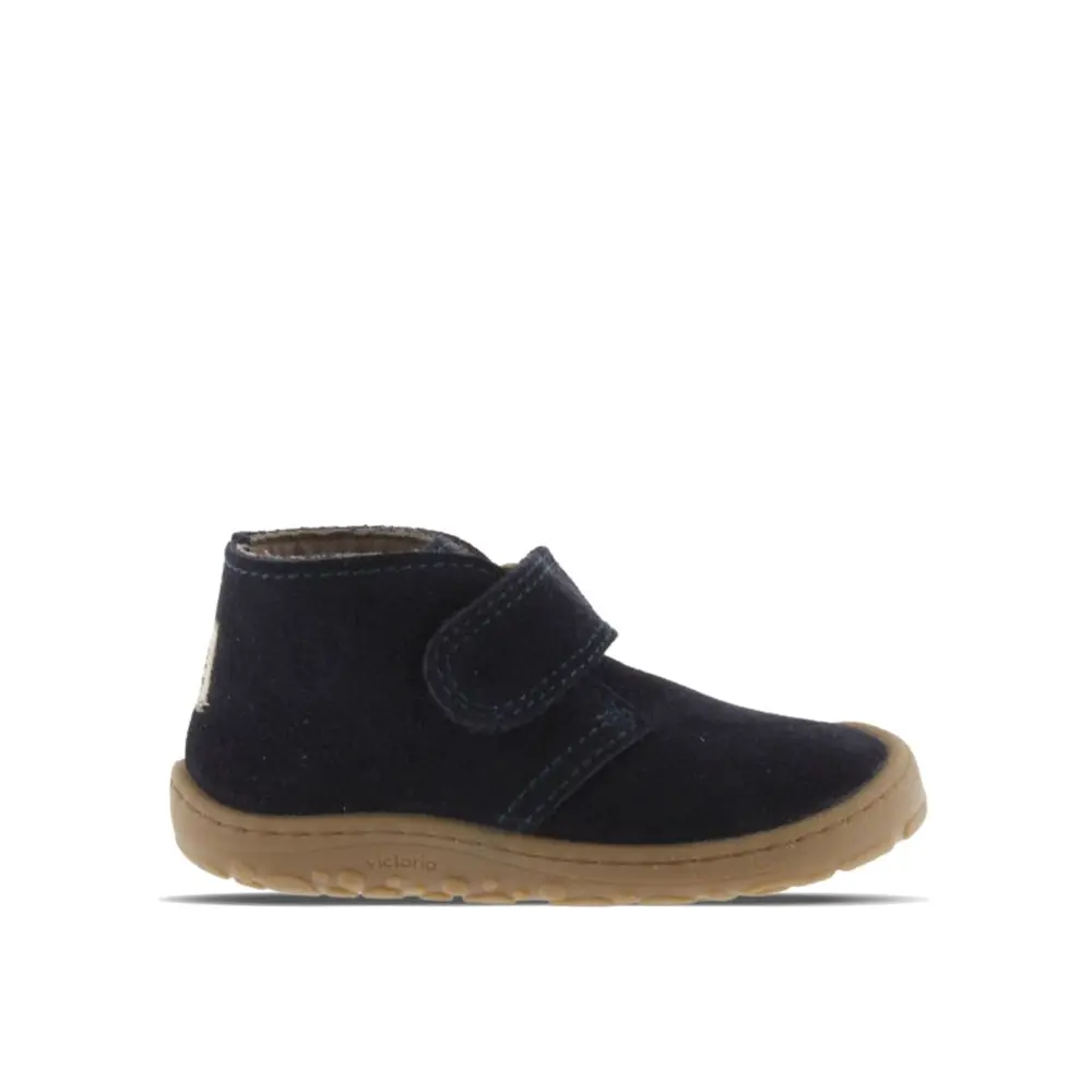 Dětské Barefoot Celoroční boty VICTORIA BOSCO STRAP námořnicky modré -