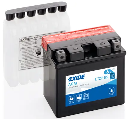 EXIDE startovací baterie GAS GAS EC 515FSR, 450, 450FSR 07-10, FSE 450 03-06, HP-WILD 450 03-06, PAMPERA 450 IE 08-09, SM 450FSR, 515FSR 07-09,