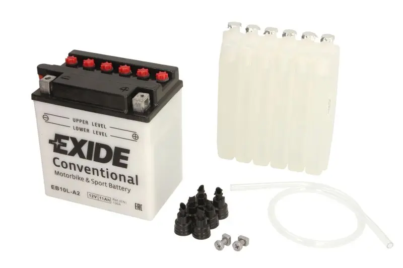 EXIDE startovací baterie GILERA DAKOTA 500, 350, ER 350 85-89, HONDA CH 150 (ELITE) 87, KAWASAKI KZ 650, 900, 305 76-88, Z 250G (LTD), 650 SR, 650