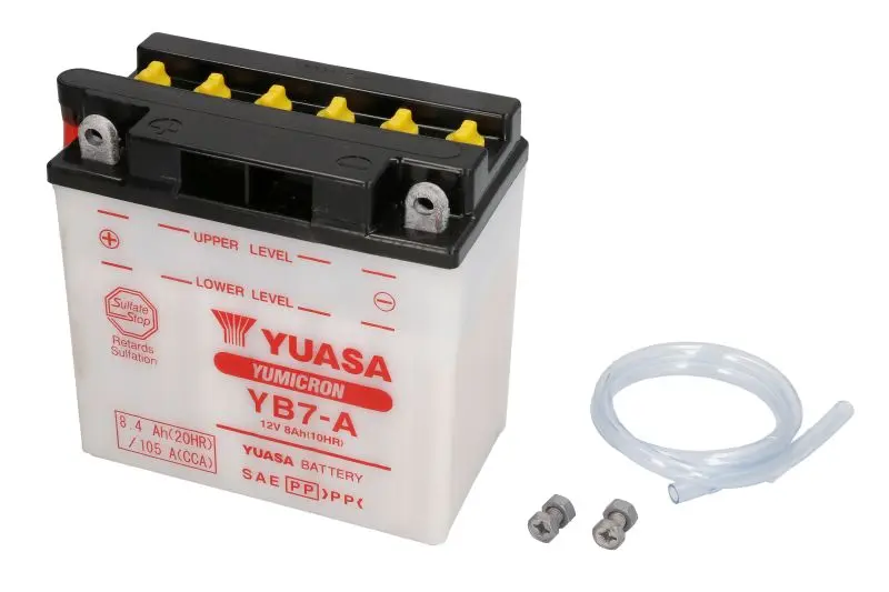 YUASA startovací baterie BSA 441 441 11-12, A 500 A7, B 350 B31, B40, C15 250 00, M 600 M21, SS 250 (GOLDSTAR), TWINS 500 11-12, GILERA TYPHOON 125