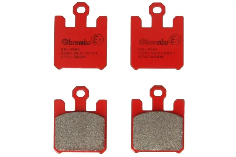 BREMBO sada brzdových destiček, kotoučová brzda KAWASAKI ZX-10R 1000 (NINJA) 04-07, ZX-12R 1200 (NINJA) 04-06, ZX-6R 636 03-06, SUZUKI GSX-R 1000