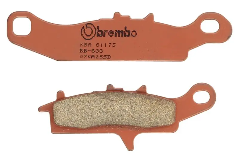 BREMBO sada brzdových destiček, kotoučová brzda KAWASAKI KFX 450R (KSF), 450R, 700 V-FORCE, 700 (KSV) 2X4, 700 (KSV) 04-14, KVF 700 (PRAIRIE), 650