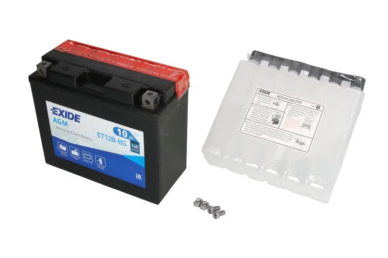 EXIDE startovací baterie APRILIA SCARABEO 250 IE 06-08, SPORTCITY 200, 200 (CUBE), 125, 250I.E. 04-09, BENELLI ADIVA 125 AC 01-05, LE 900 LE, LE