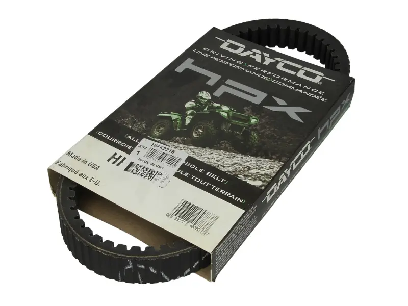 DAYCO hnací klínový řemen, variomatik KAWASAKI PRAIRIE 650 4X4, (CAMO) 02-03, YAMAHA YFM 350 (BRUIN AUTO 4X4), FGI (GRIZZLY IRS), FG (GRIZZLY 4X4), G