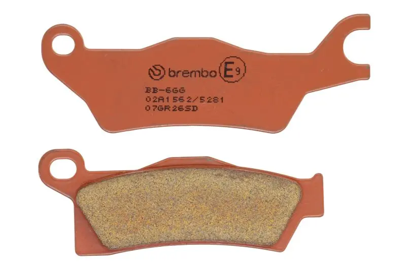 BREMBO sada brzdových destiček, kotoučová brzda BMW R 80 RT 82-84, CAN-AM OUTLANDER. 500 EFI 13-15, RENEGADE 500 EFI 10-15, SUZUKI GSX 400 FE (KATANA)